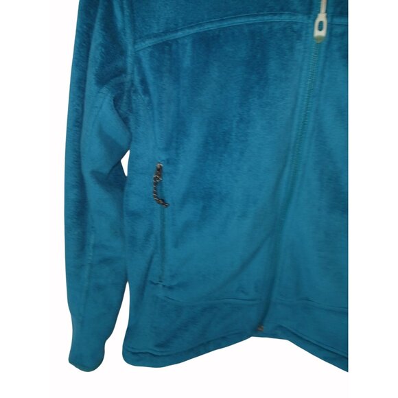 Mountain Hardwear Womens Blue Green Pyxis Fleece Jacket Zip  Jacket Size M - Picture 3 of 15